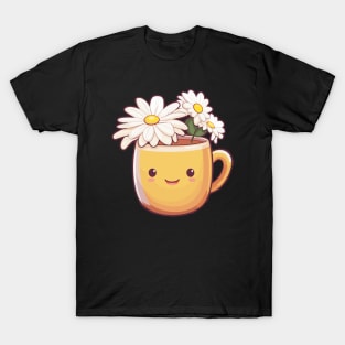 Cute camomile tea cup of calm T-Shirt